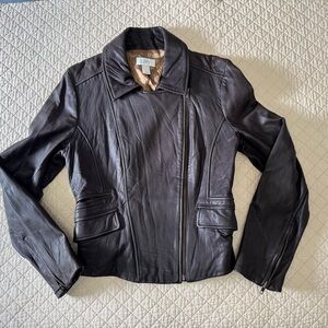 Loft Motto Style Leather Jacket